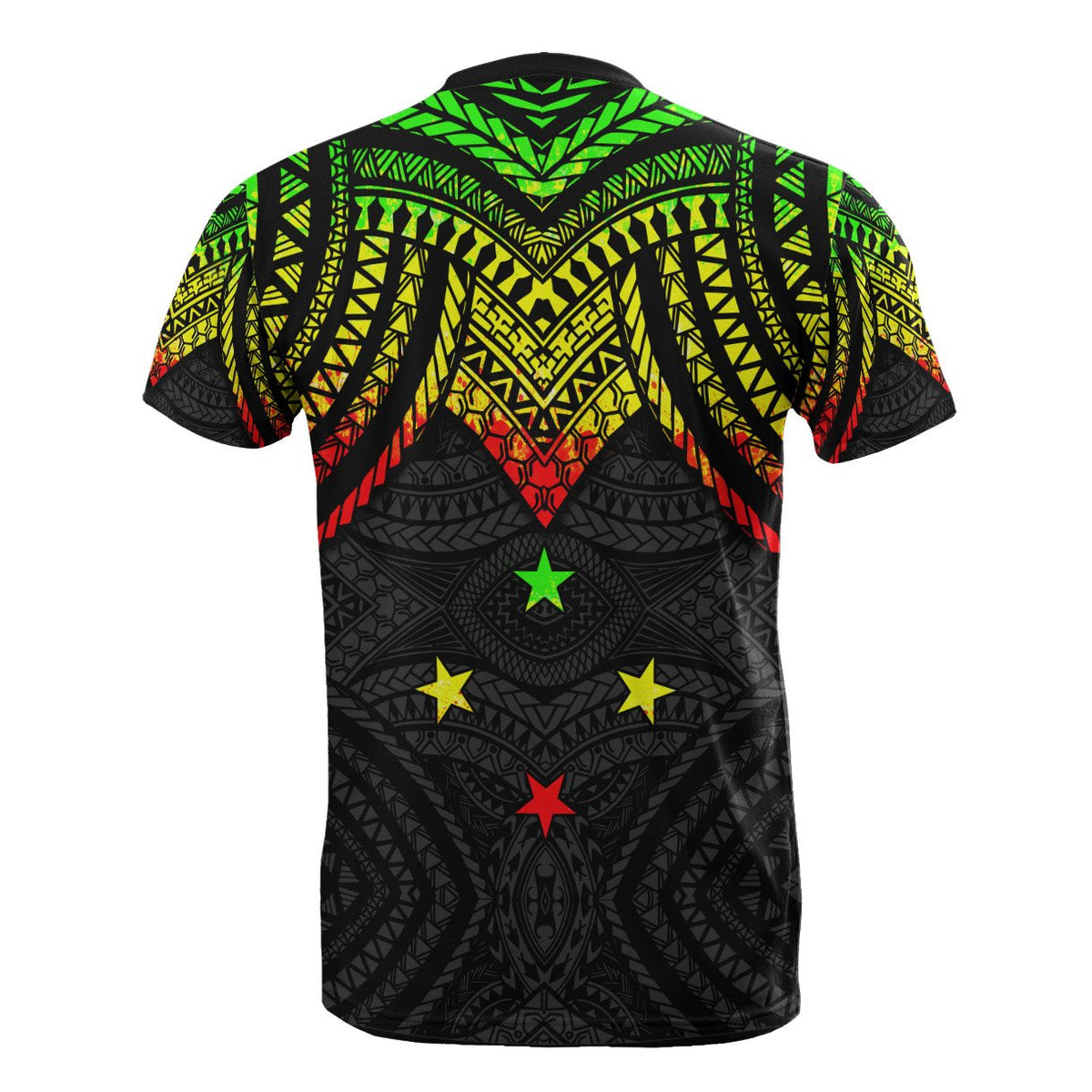 Kosrae Custom T Shirt Micronesian Pattern Reggae Armor Style - Polynesian Pride