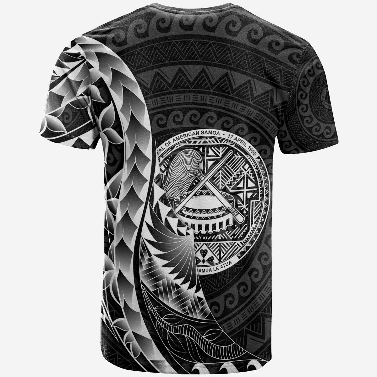 American Samoa T Shirt Polynesian Pattern Style - Polynesian Pride