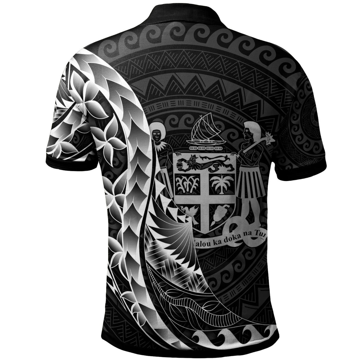 Fiji Polo Shirt Custom Polynesian Pattern Style - Polynesian Pride