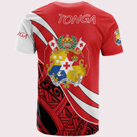 Tonga T Shirt Symmetrical Lines - Polynesian Pride
