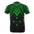 Chuuk Custom T Shirt Micronesian Pattern Green Armor Style - Polynesian Pride