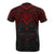 Chuuk Custom T Shirt Micronesian Pattern Red Armor Style - Polynesian Pride