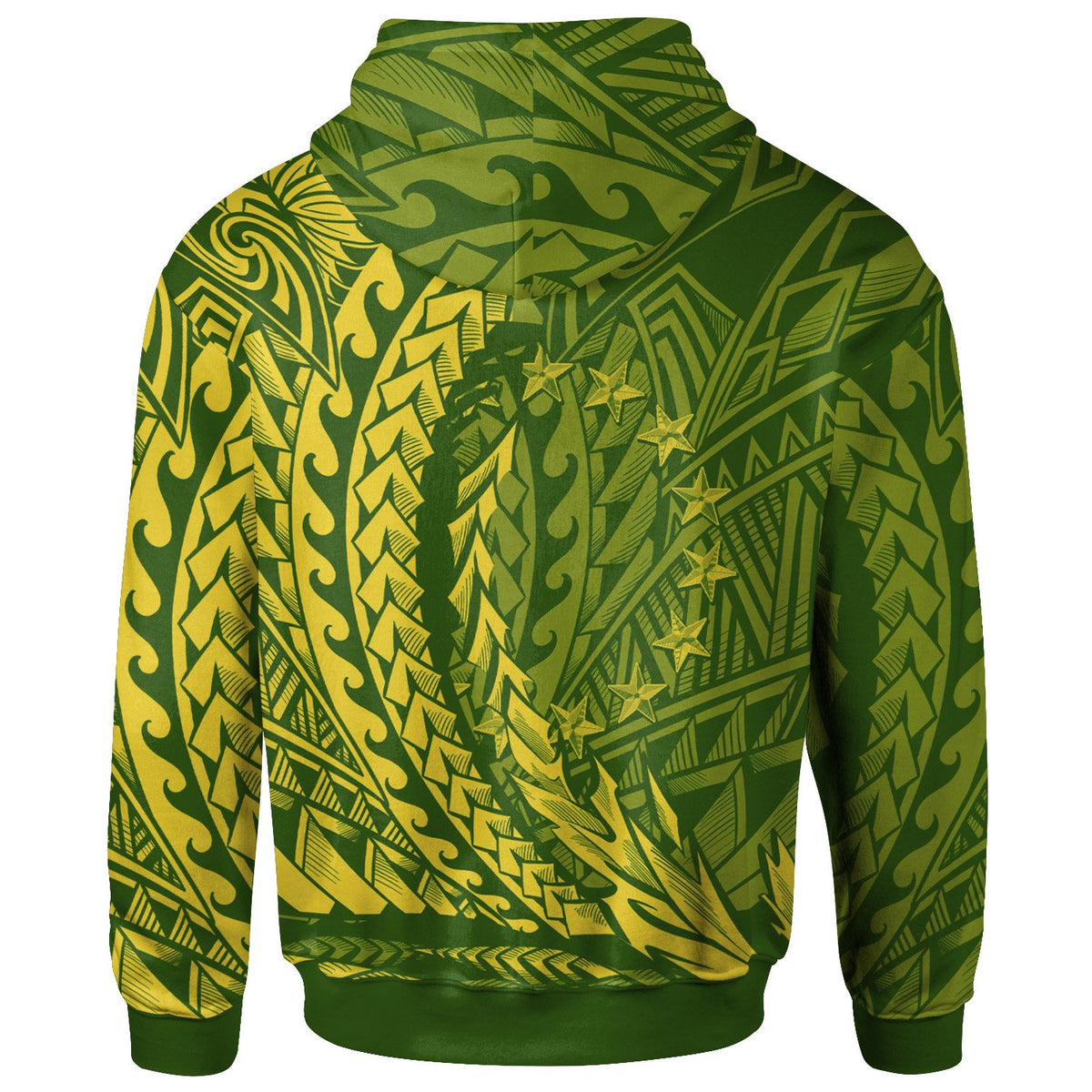 Cook Islands Zip Hoodie Roto Wings Style - Polynesian Pride