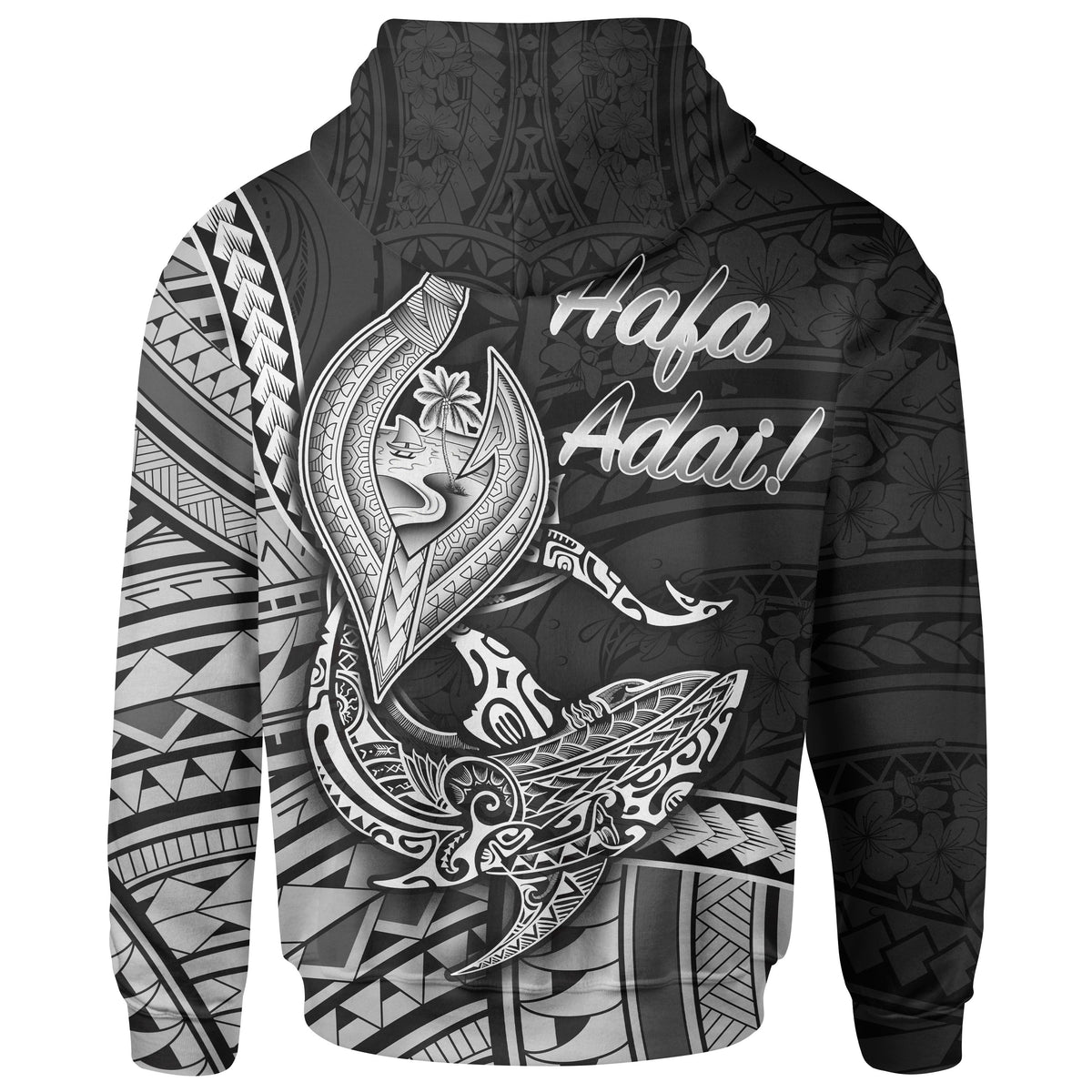 Guam Hoodie Hafadai Polynesian Patterns - Polynesian Pride