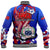 Special Samoa FAST Party Baseball Jacket Tribal Samoan Hibiscus Design LT9 - Polynesian Pride