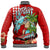 (Custom Personalised) Hawaii Mele Kalikimaka Baseball Jacket Santa Claus Surfing Xmas Time LT9 - Polynesian Pride