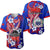 Special Samoa FAST Party Baseball Jersey Tribal Samoan Hibiscus Design LT9 Blue - Polynesian Pride