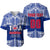 (Custom Personalised And Number) Toa Samoa Rugby Baseball Jersey Siva Tau LT6 Blue - Polynesian Pride