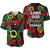 Vanuatu Penama And Hibiscus Baseball Jersey LT6 Unisex Black - Polynesian Pride