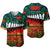 New Zealand Maori ANZAC Baseball Jersey Poppy Vibes - Turquoise LT8 Turquoise - Polynesian Pride