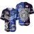 (Custom Personalised) Samoa And New Zealand Baseball Jersey Together - Purple LT8 Purple - Polynesian Pride