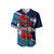 (Custom Personalised) Fiji Patterns With Hibiscus Baseball Jersey LT6 - Polynesian Pride