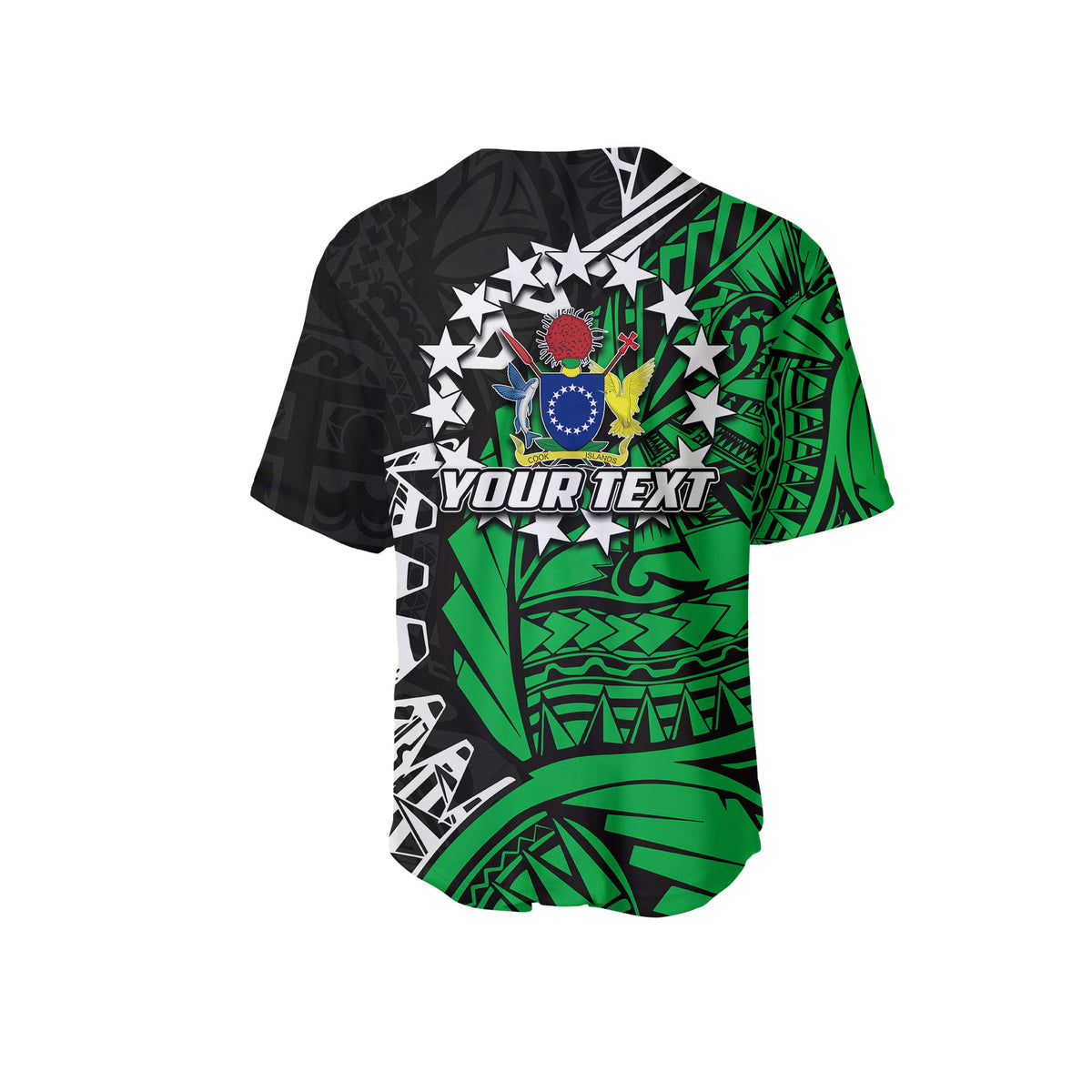 (Custom Personalised)Cook Islands Baseball Jersey Rarotonga Polynesian Style LT6 - Polynesian Pride
