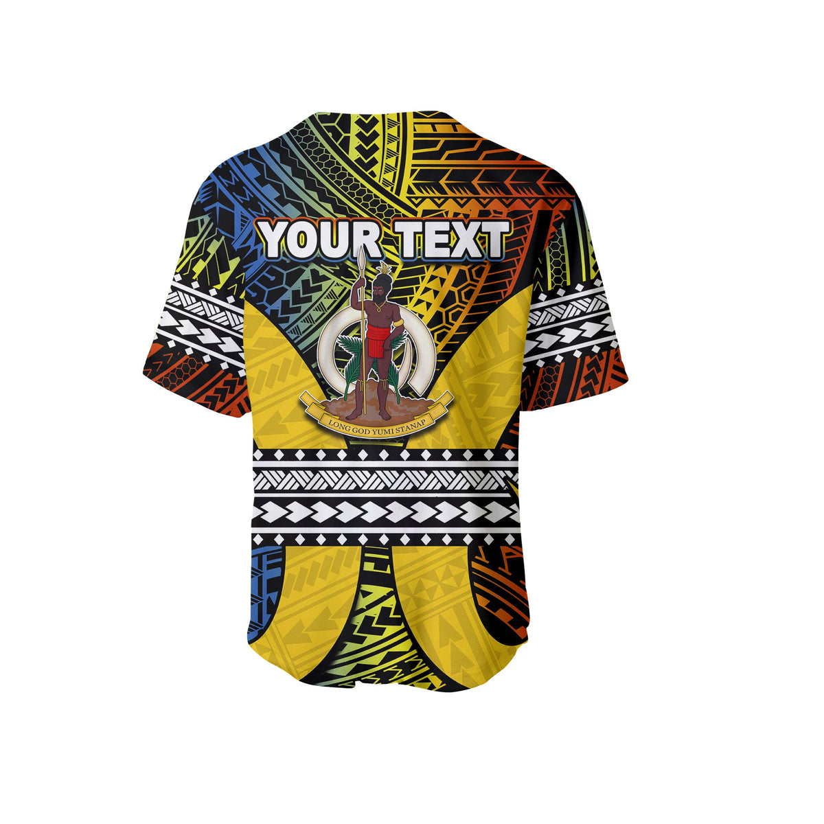 (Custom Personalised) Polynesian Tafea Of Vanuatu Baseball Jersey LT6 - Polynesian Pride