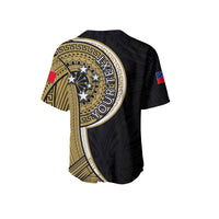 (Custom Personalised) Samoa Tribal Tattoo Baseball Jersey No.2 LT6 - Polynesian Pride