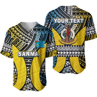 (Custom Personalised) Polynesian Sanma Of Vanuatu Baseball Jersey LT6 Art - Polynesian Pride