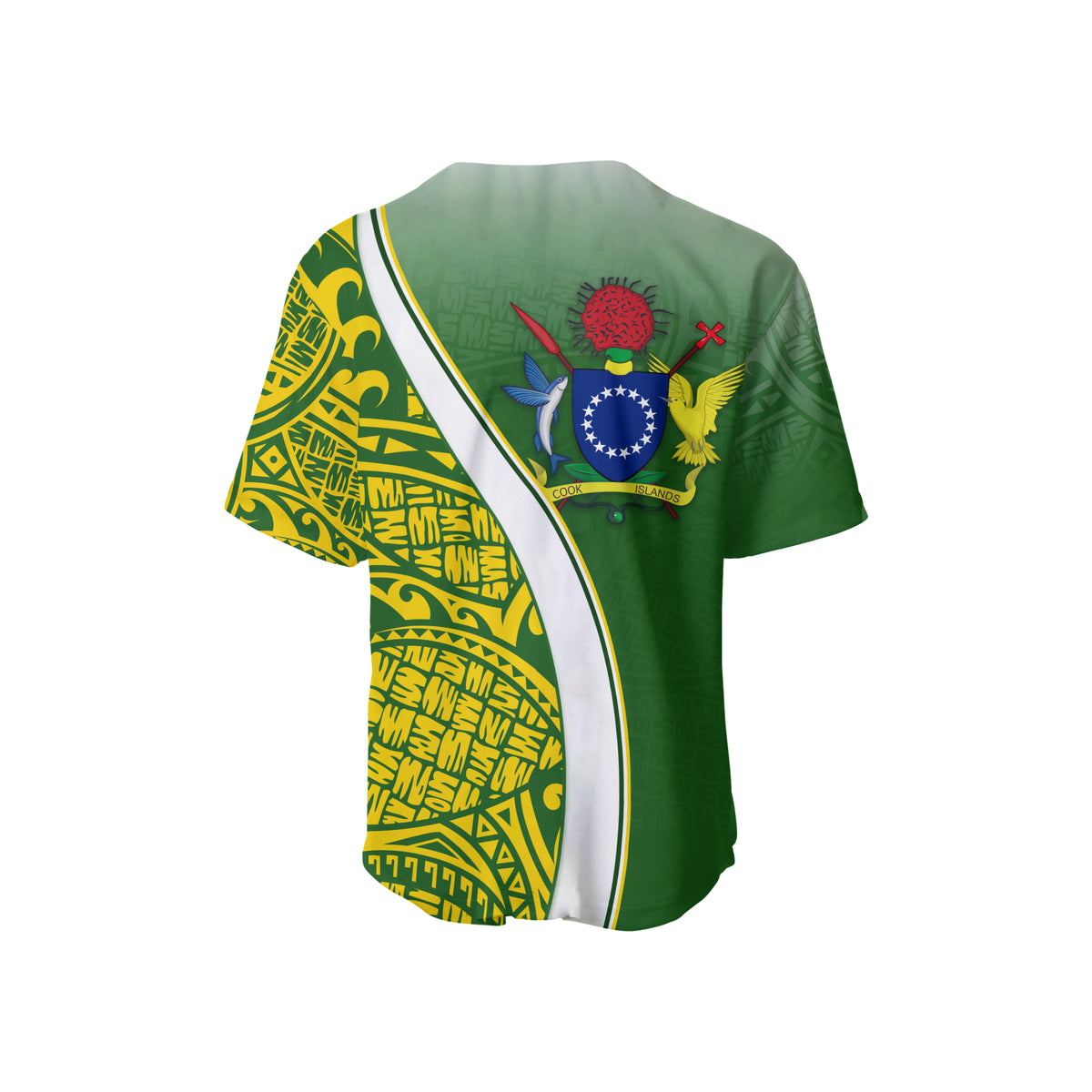 (Custom Personalised) Cook Islands Baseball Jersey LT13 - Polynesian Pride