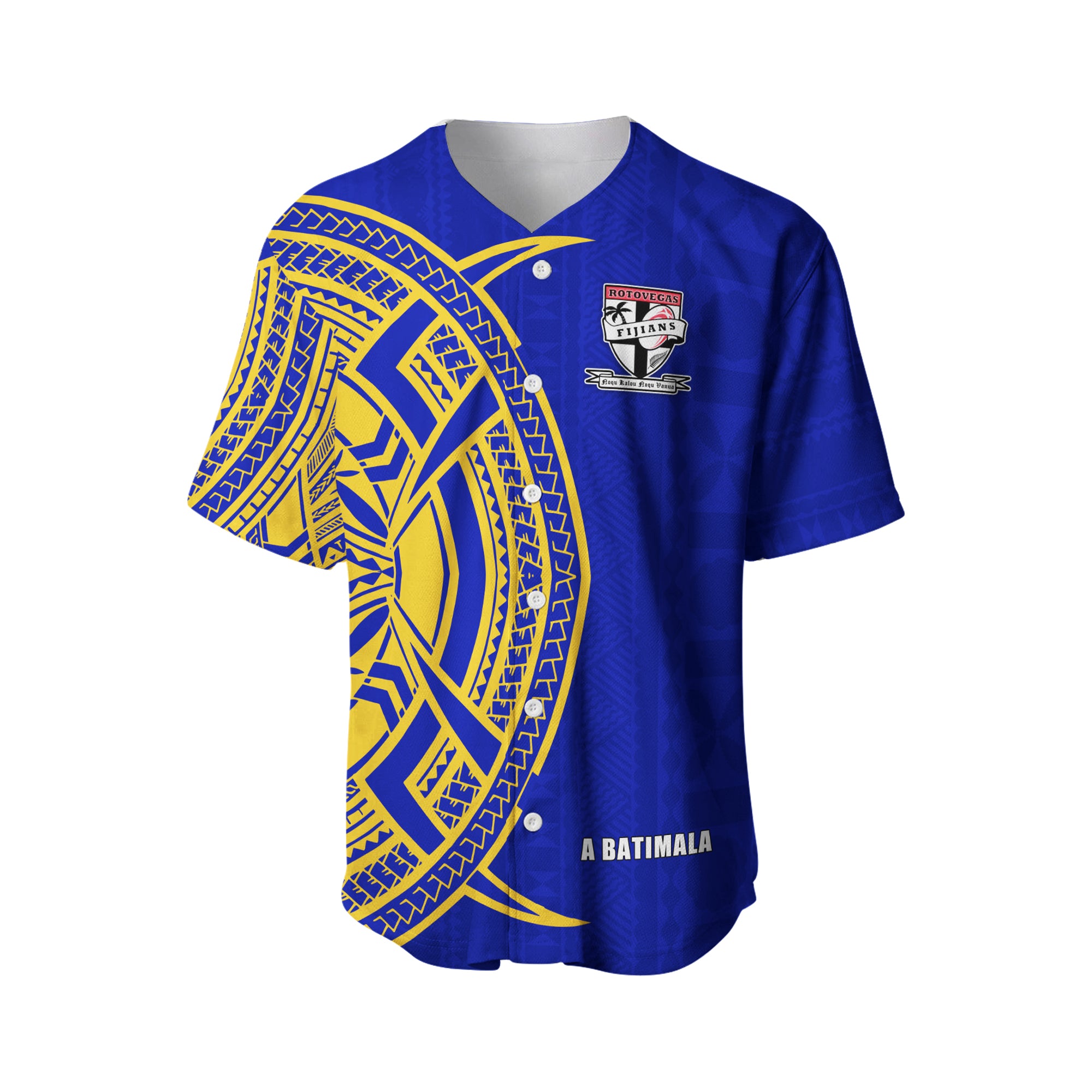 Rotorua Fijian Rugby Baseball Jersey 03 LT13 - Polynesian Pride