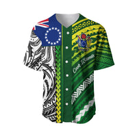 (Custom Personalised) Cook Islands Unique Baseball Jersey Polynesia Pattern - Custom Text and Number LT13 - Polynesian Pride