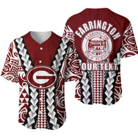(Custom Personalised)Hawaii Farrington High School Baseball jersey No.2 LT6 Maroon - Polynesian Pride