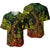 Hawaii Fish Hook Polynesian Baseball Jersey Unique Style - Reggae LT8 - Polynesian Pride