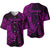 Scorpio Zodiac Polynesian Baseball Jersey Unique Style - Pink LT8 - Polynesian Pride