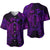 (Custom Personalised) Virgo Zodiac Polynesian Baseball Jersey Unique Style - Purple LT8 - Polynesian Pride