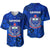 Samoa Manu Baseball Jersey Rugby Unique Style - Full Blue LT8 - Polynesian Pride