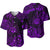 (Custom Personalised) Hawaii Shaka Polynesian Baseball Jersey Unique Style - Purple LT8 - Polynesian Pride