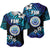 Federated States of Micronesia Baseball Jersey Unique Vibes - Blue LT8 Unisex Blue - Polynesian Pride