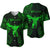 Ophiuchus Zodiac Polynesian Baseball Jersey Unique Style - Green LT8 - Polynesian Pride