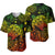 Hawaii Turtle Polynesian Baseball Jersey Plumeria Flower Unique Style - Reggae LT8 - Polynesian Pride