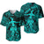 (Custom Personalised) Hawaii Hula Girl Polynesian Baseball Jersey Unique Style - Turquoise LT8 - Polynesian Pride