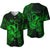 Aquarius Zodiac Polynesian Baseball Jersey Unique Style - Green LT8 - Polynesian Pride