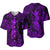 Hawaii Pineapple Polynesian Baseball Jersey Unique Style - Purple LT8 - Polynesian Pride