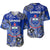 Samoa Manu Baseball Jersey Rugby Unique Style - Blue White LT8 - Polynesian Pride