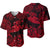 Hawaii Hammer Shark Polynesian Baseball Jersey Unique Style - Red LT8 - Polynesian Pride