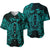 (Custom Personalised) Virgo Zodiac Polynesian Baseball Jersey Unique Style - Turquoise LT8 - Polynesian Pride