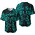 (Custom Personalised) Gemini Zodiac Polynesian Baseball Jersey Unique Style - Turquoise LT8 - Polynesian Pride