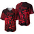 Pisces Zodiac Polynesian Baseball Jersey Unique Style - Red LT8 - Polynesian Pride