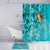 Tonga Floral Bathroom Set Sea Turtle - Blue LT7 - Polynesian Pride