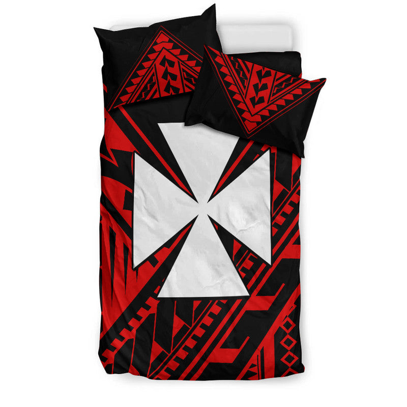 Wallis et Futuna Bedding Set Happy Independence Day LT9 - Polynesian Pride