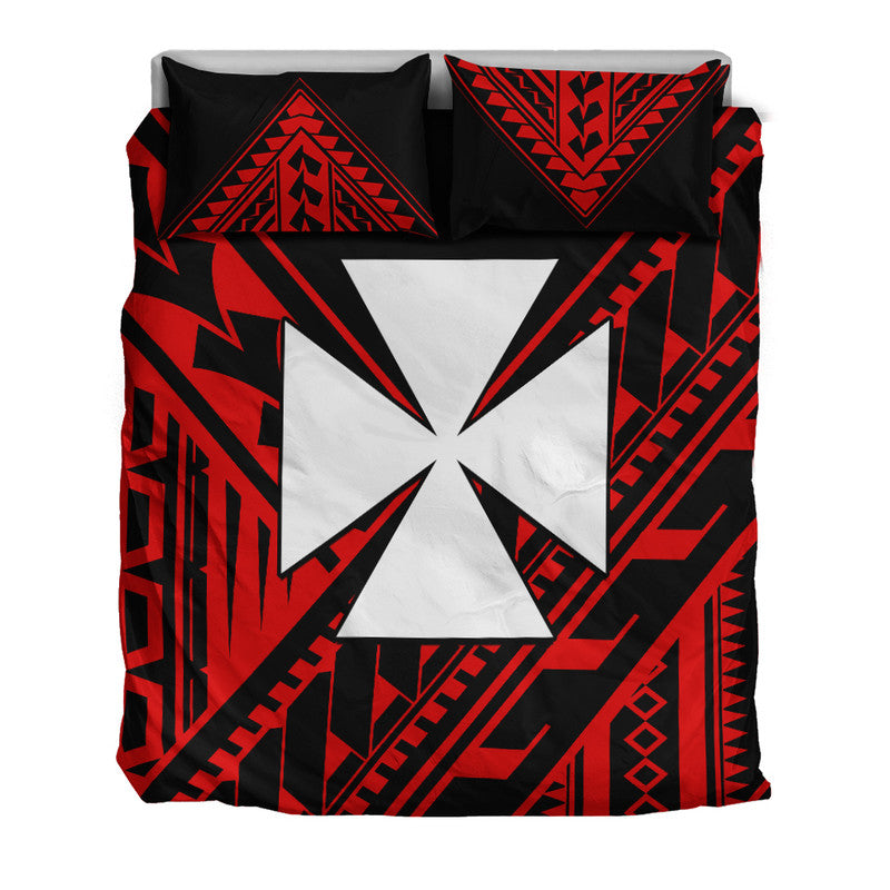 Wallis et Futuna Bedding Set Happy Independence Day LT9 - Polynesian Pride