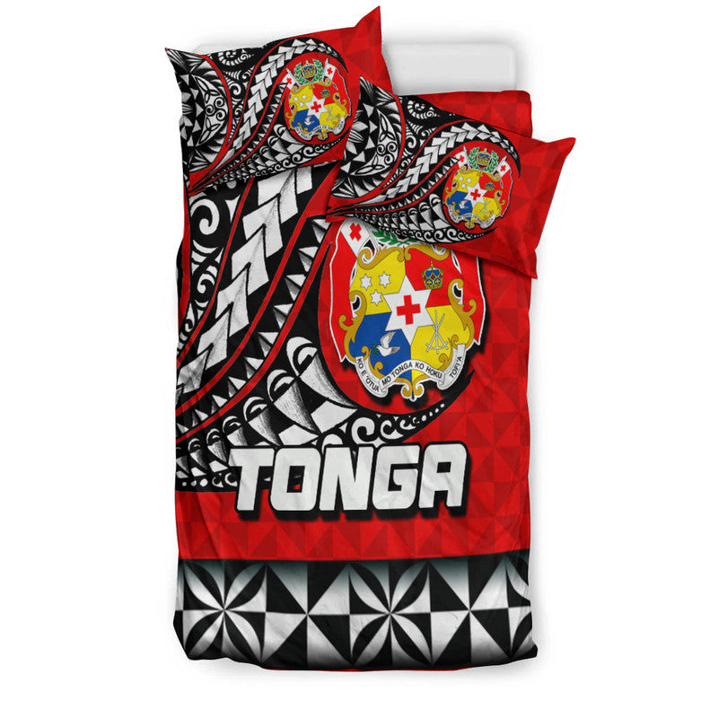 Tonga Bedding Set Polynesian Tattoo LT6 - Polynesian Pride