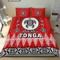 Mate Ma'a Tonga Ngatu Fonu Rugby Bedding Set LT6 - Polynesian Pride
