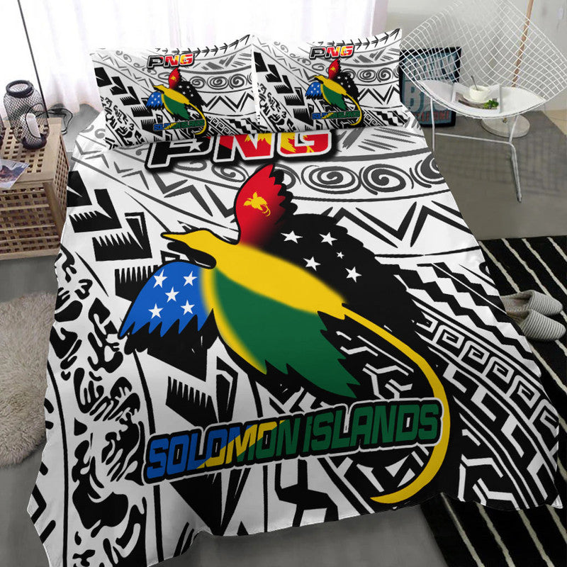 Papua New Guinea And Solomon Islands Bedding Set LT6 - Polynesian Pride