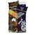 New Zealand Maori Aotearoa And Australia Aboriginal Bedding Set Together - Purple LT8 - Polynesian Pride