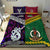 New Zealand And Vanuatu Bedding Set Together - Purple LT8 - Polynesian Pride