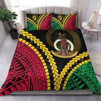 Vanuatu Bedding Set Proud Ni - Van Special Version LT7 Black - Polynesian Pride