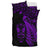 New Zealand Haka Rugby Maori Bedding Set Silver Fern Vibes - Purple LT8 - Polynesian Pride